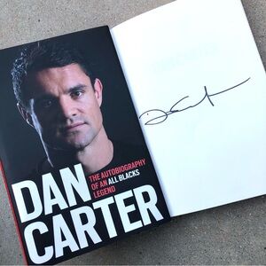 Dan Carter Signed 2015 Book Autobiography Of An All Blacks Legend Rugby HOFer!